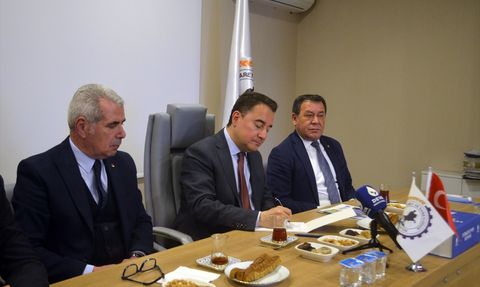 DEVA Partisi Genel Başkanı Ali Babacan Amasya'da