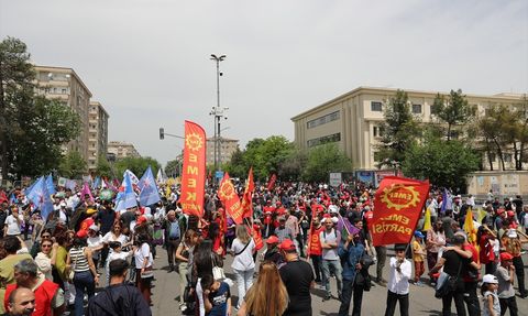 Diyarbakır'da 1 Mayıs Emek ve Dayanışma Günü Coşkuyla Kutlandı