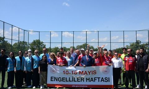 Edirne'de Engelliler Haftası İçin Dostluk Maçı Düzenlendi