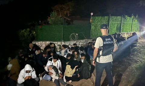 Fethiye'de Düzensiz Göçmen Operasyonu