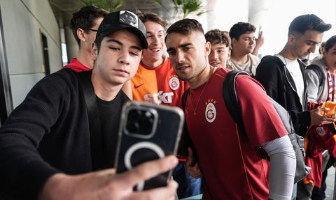 Galatasaray, Ziraat Türkiye Kupası Finali için Gaziantep'e Uçtu