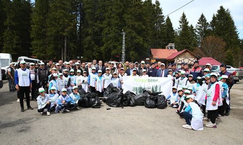Giresun'da 'Orman Benim' Etkinliği ile Çöp Toplandı