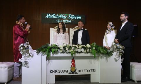 Gurbetçi Çift Kahramanmaraş'ta Evlendi