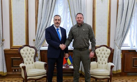 Hakan Fidan ve Andriy Yermak Görüşmesi