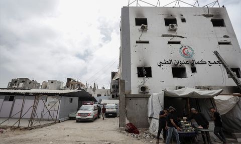 İsrail Ordusunun Gazze'deki Endonezya Hastanesi Kuşatması