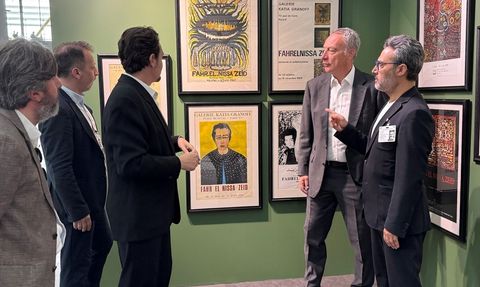 İstanbul Havalimanı'nda Fahrelnissa Zeid'in Sergisi Açıldı