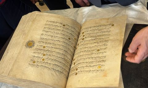 Karadağ'dan Getirilen Memlükler Dönemi Kur'an-ı Kerim İstanbul'da Restore Edildi
