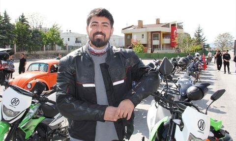 Kayseri'de Motosiklet Tutkunları 19 Mayıs'ı Coşkuyla Kutladı