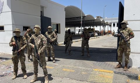 Libya'nın Trablus Şehrindeki Emniyet Güçlerinin Kontrol Altına Aldığı Bölgeler