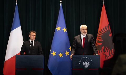 Macron: Arnavutluk'un Yeri AB'dir