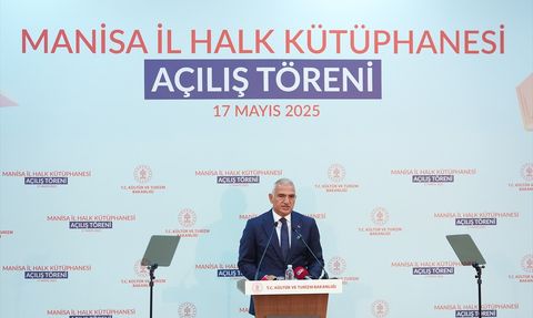 Manisa'da Yeni Halk Kütüphanesi Açıldı