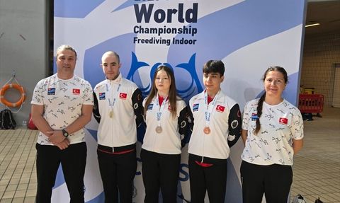 Milli Sporcular Serbest Dalış Dünya Şampiyonası'ndan 3 Madalya İle Döndü