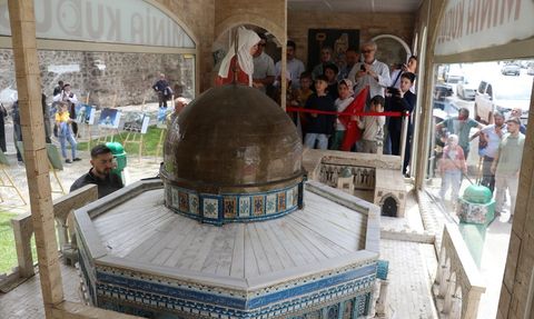 Minia Kudüs Tırı Amasya'da Ziyarete Açıldı