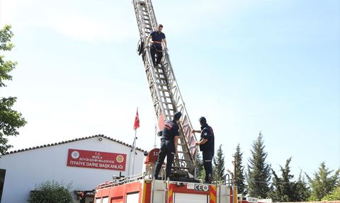 Muğla'da 286 Aday Zorlu Parkurlarda İtfaiye Eri Olmak İçin Yarıştı