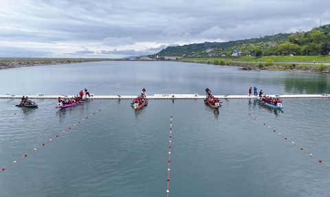 Ordu'da 2. Dragon Bot Yarışları Coşkuyla Gerçekleştirildi