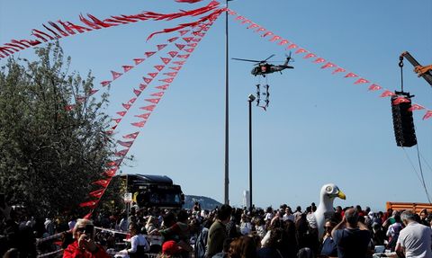 Samsun'da Çelik Kanatlar Uçuş Gösterisi