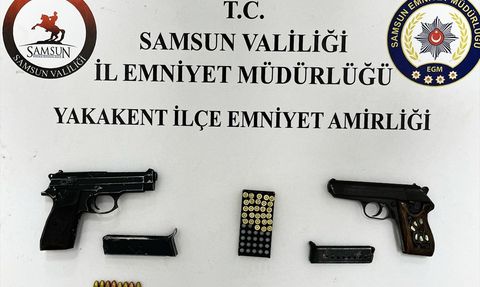 Samsun'da Silah Kaçakçılığı Operasyonu: 2 Gözaltı