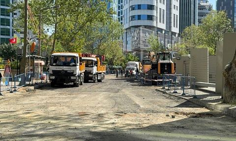 Sarıyer'de Yol Çökmesi: Ekipler 4. Gündeler