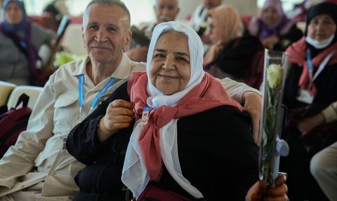 Suudi Arabistan Büyükelçisi, Hacı Adaylarını Esenboğa'da Uğurladı