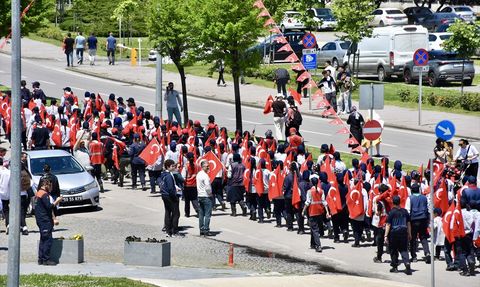 TCG Anadolu ile 19 Mayıs'a Anlamlı Selam