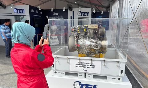 TEI, Havacılık Motorlarını TEKNOFEST KKTC'de Tanıtıyor