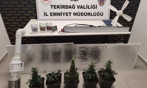 Tekirdağ'da Uyuşturucu Üretimi Engellendi