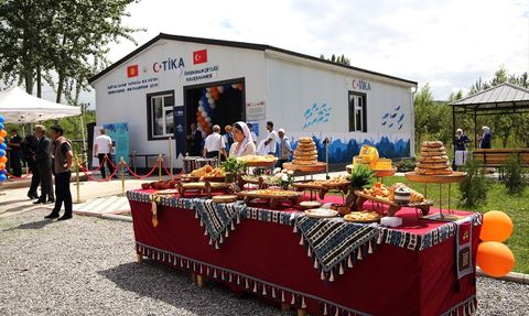 TİKA Kırgızistan'da Modern Balık Üretim Tesisi Açtı