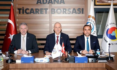 TMO Genel Müdürü Ahmet Güldal'dan Adana Ticaret Borsası Ziyareti