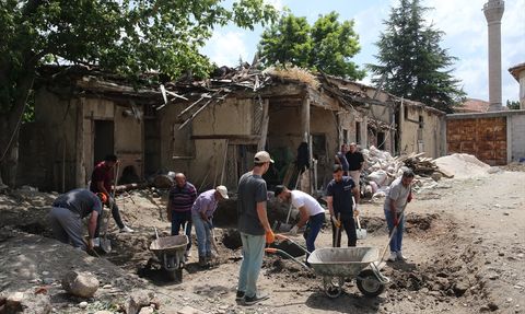 Tokat'ta Tarihi Mozaik İçin Kazı Çalışması Başlatıldı