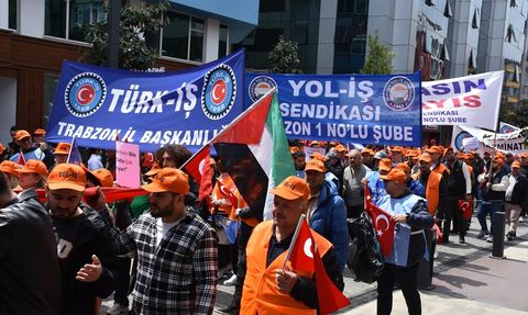 Trabzon ve Çevresinde 1 Mayıs Emek ve Dayanışma Günü Coşkuyla Kutlandı