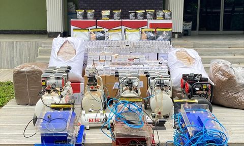 Uşak'ta Kaçak Makaron Operasyonu: 401 Bin 340 Ele Geçirildi