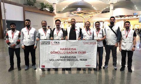 Yeryüzü Doktorları Somali'de Ücretsiz Sağlık Hizmeti Sunacak