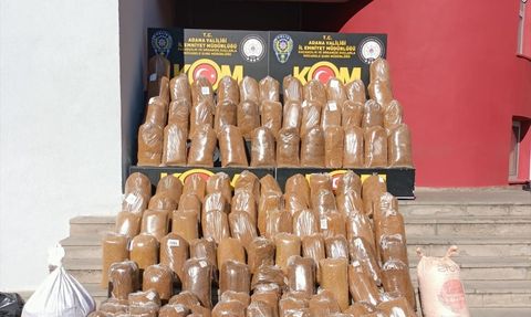 Adana'da 1 Ton 250 Kilogram Kaçak Tütün Ele Geçirildi