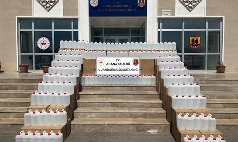 Adana'da 3 Bin Litre Kaçak Etil Alkol Ele Geçirildi