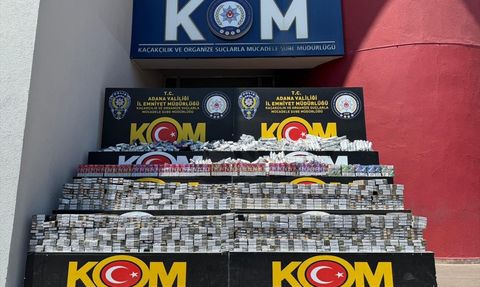 Adana'da Kaçak Sigara Operasyonu: İki Şüpheli Tutuklandı