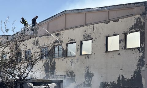 Adıyaman'daki Fabrika Yangını Kontrol Altına Alındı