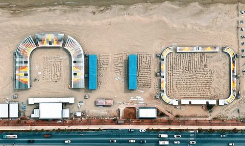 Alanya'da Avrupa Plaj Hentbolu Şampiyonaları İçin Hazırlıklar Devam Ediyor