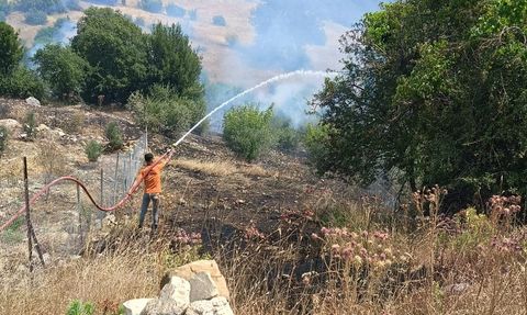 Antalya'da Orman Yangınıyla Mücadele Başladı
