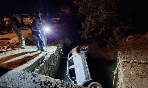 Antalya'da Sulama Kanalına Düşen Araçta İki Can Kaybı