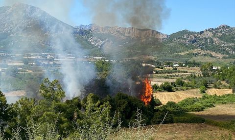 Antalya'daki Orman Yangını Kontrol Altına Alındı
