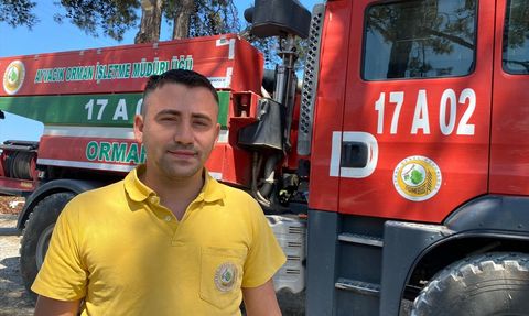 Ayvacık'ta Orman İşçisi Yaban Hayata Destek Oldu