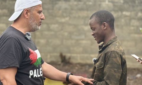 Baba-Oğul Filistin için Kurban Kesip Togo'ya Ulaştı