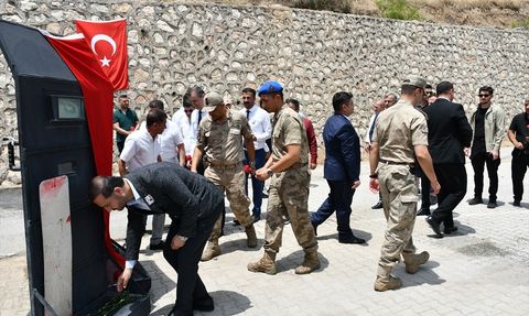 Batman'da Şehitler Anısına Duygusal Tören
