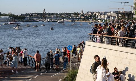 Belgrad'da Renkli Görüntülerle 20. Tekne Karnavalı Gerçekleşti