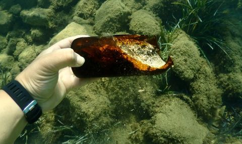 Bodrum'da Deniz Dibi Temizliği: 62 Kilogram Atık Toplandı