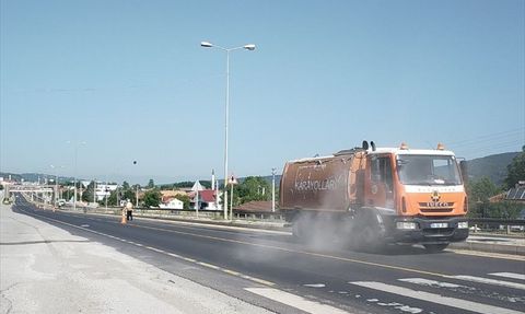 Bolu Dağı'nda Yol Güvenliği İçin Temizlik Çalışmaları Başlatıldı