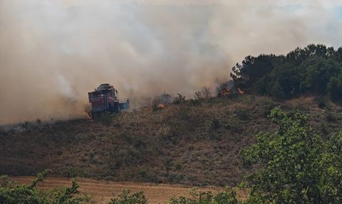 Bursa'daki Orman Yangınına Hızla Müdahale Ediliyor