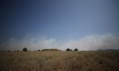 Çanakkale'de Tarım Arazisinde Yangın: Havadan ve Karadan Müdahale