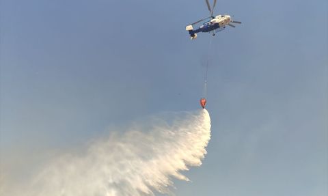 Çanakkale'de Tarım Arazisinde Yangın Kontrol Altına Alındı
