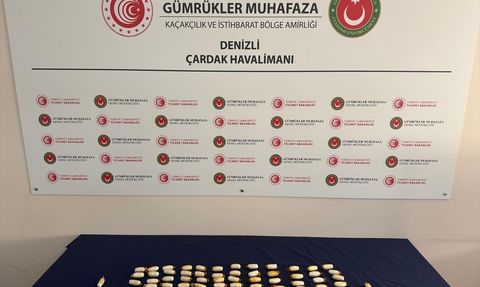 Denizli Havalimanında Uyuşturucu Operasyonu